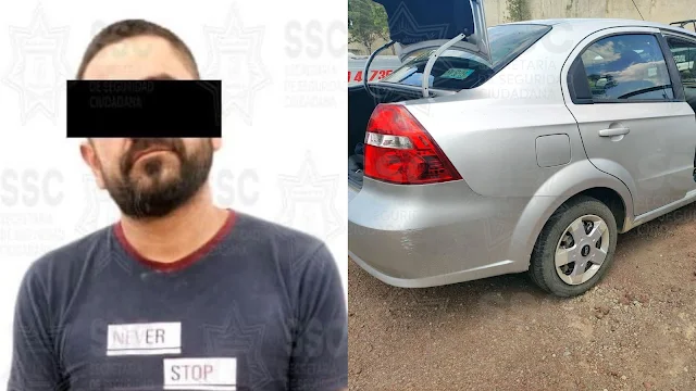 Hombre trata de regalar su auto a policías para evitar su detención en Apetatitlán