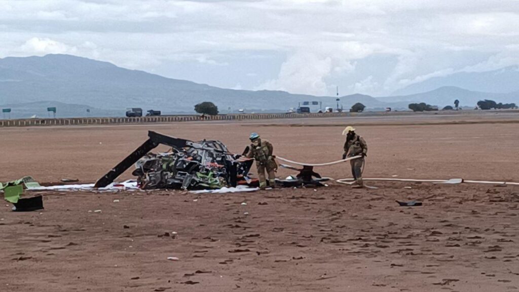 Se desploma helicóptero en Atoyac, Jalisco