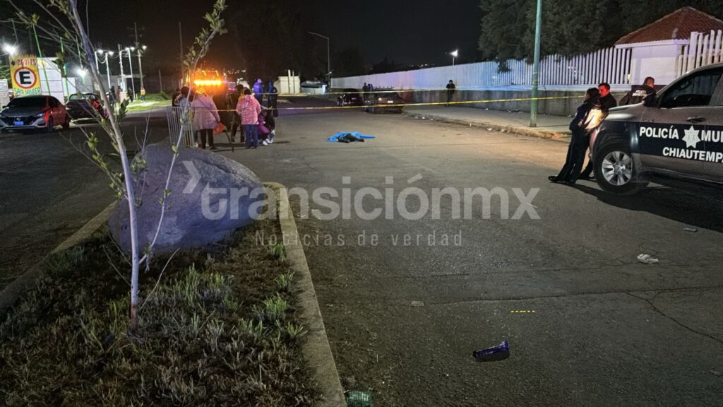 "Viene, viene" fallece atropellado afuera del recinto ferial de Chiautempan