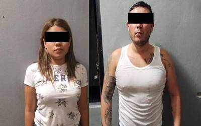 Detienen a pareja tras robar Banco Bienestar en Hidalgo