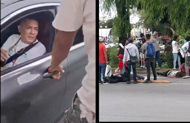Conductor huye tras atropellar a 2 personas en Puebla