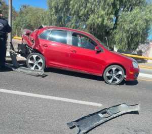 Percance vial en El Molinito